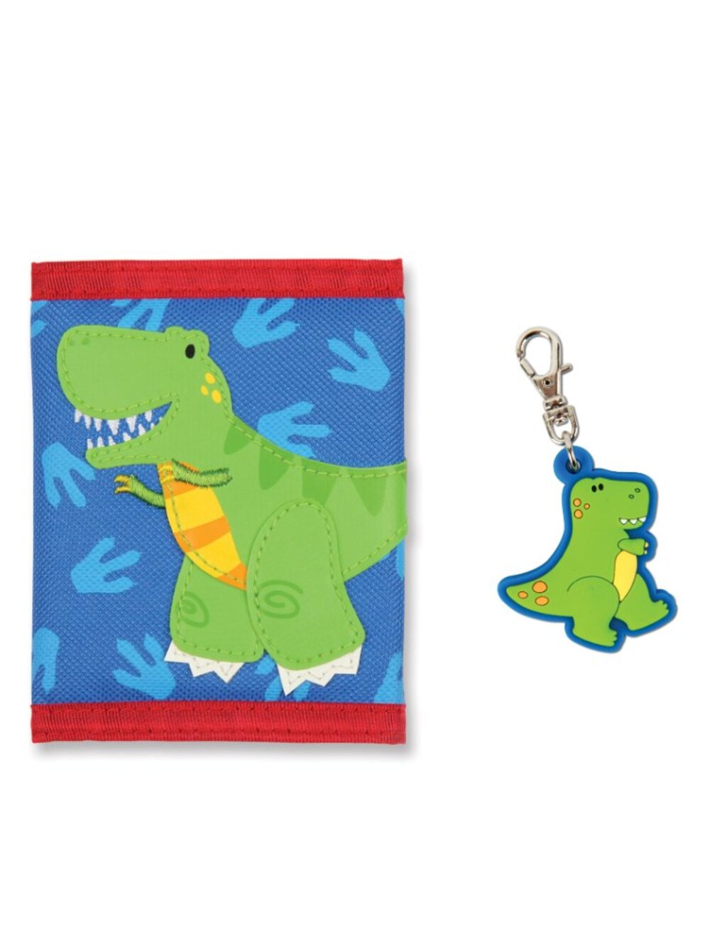 Stephen Joseph Dinosaur Wallet and Zipper Pull Charm Set